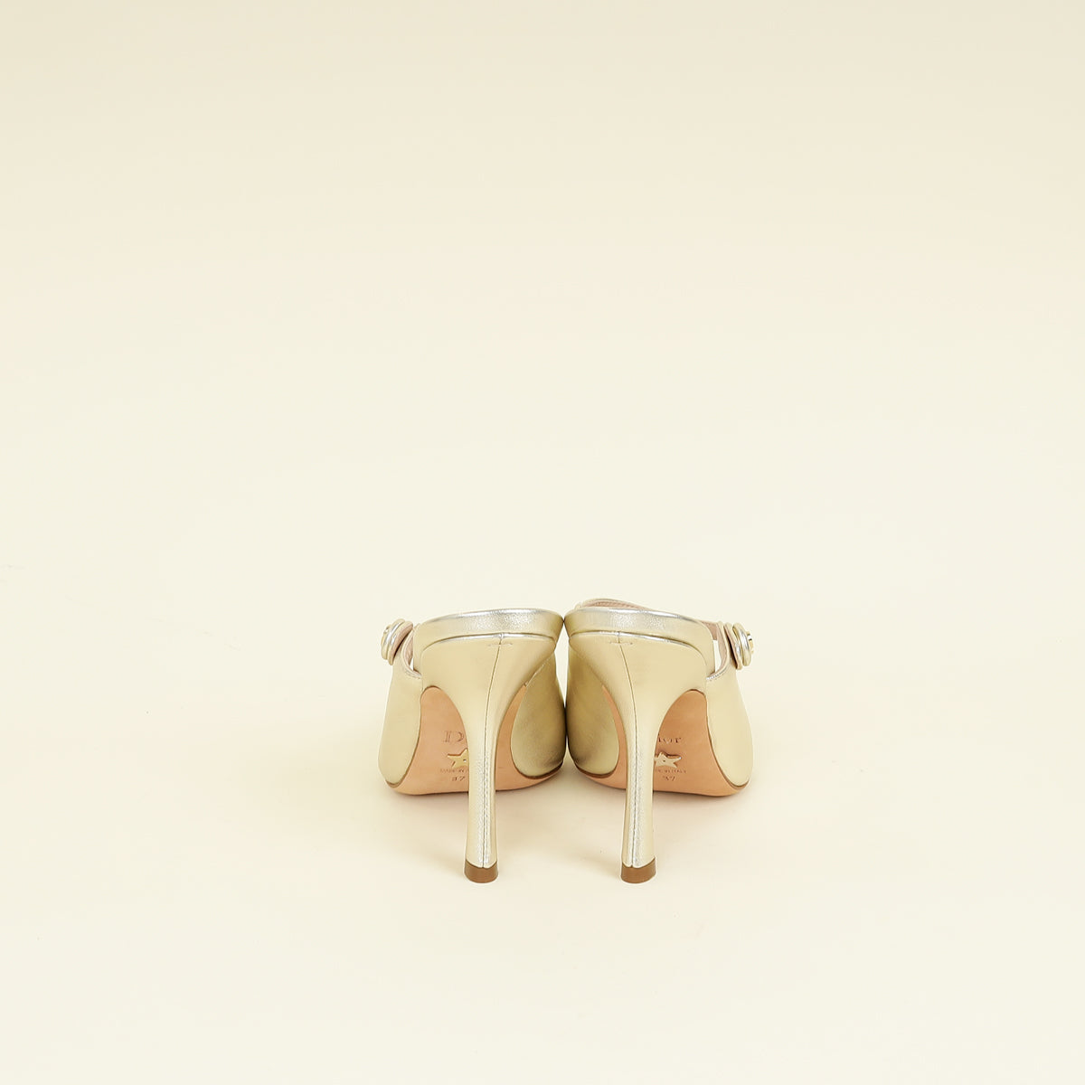 Christian Dior Dore Capture Heeled Mules 37