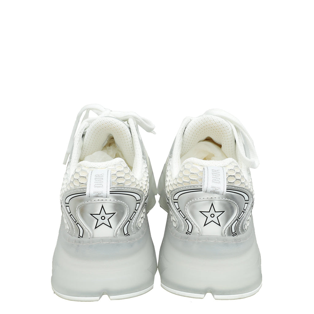 Christian Dior Bicolor Matte Technical Fabric Mesh Dior Vibe Sneakers 37
