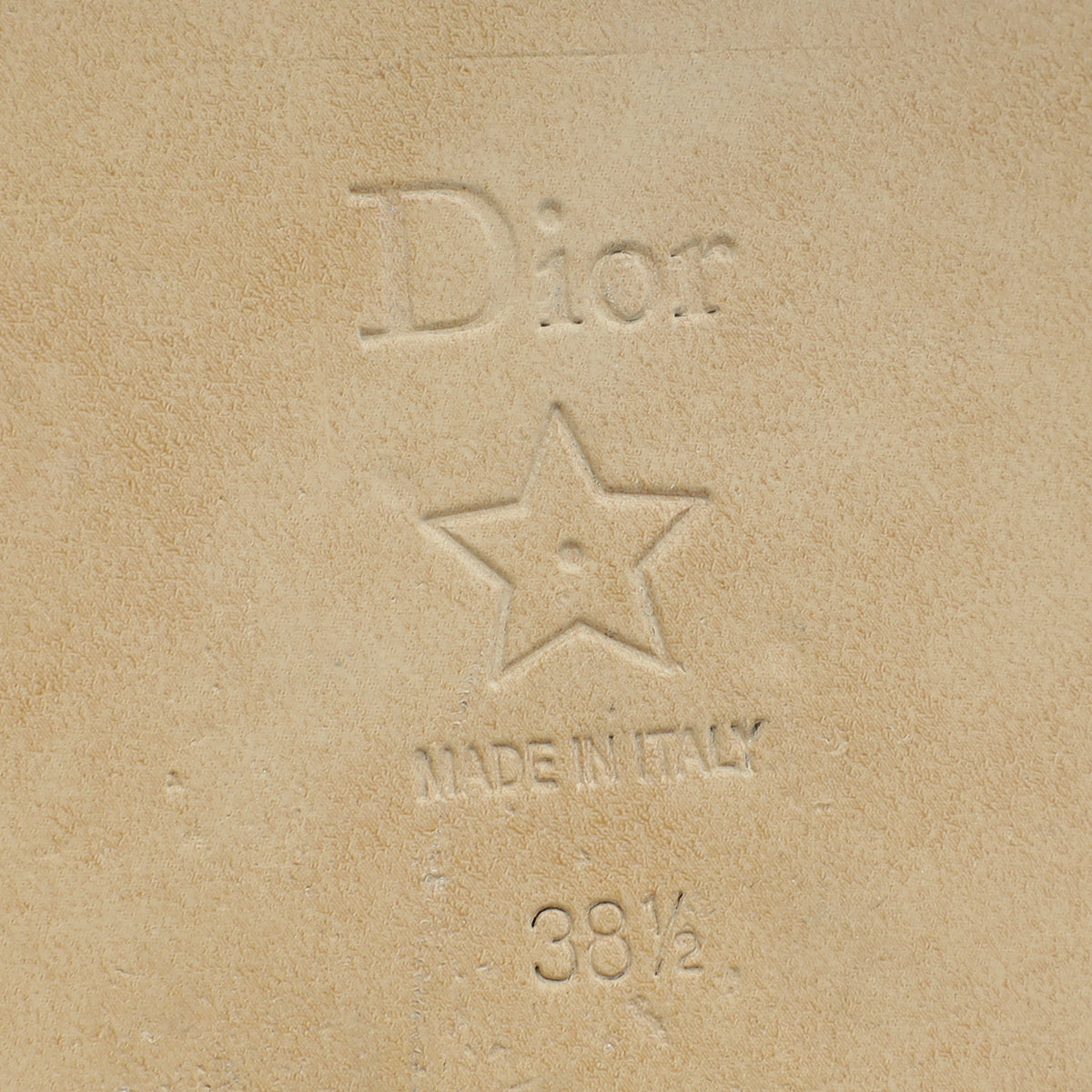 Christian Dior Camel Dway Slide 38.5