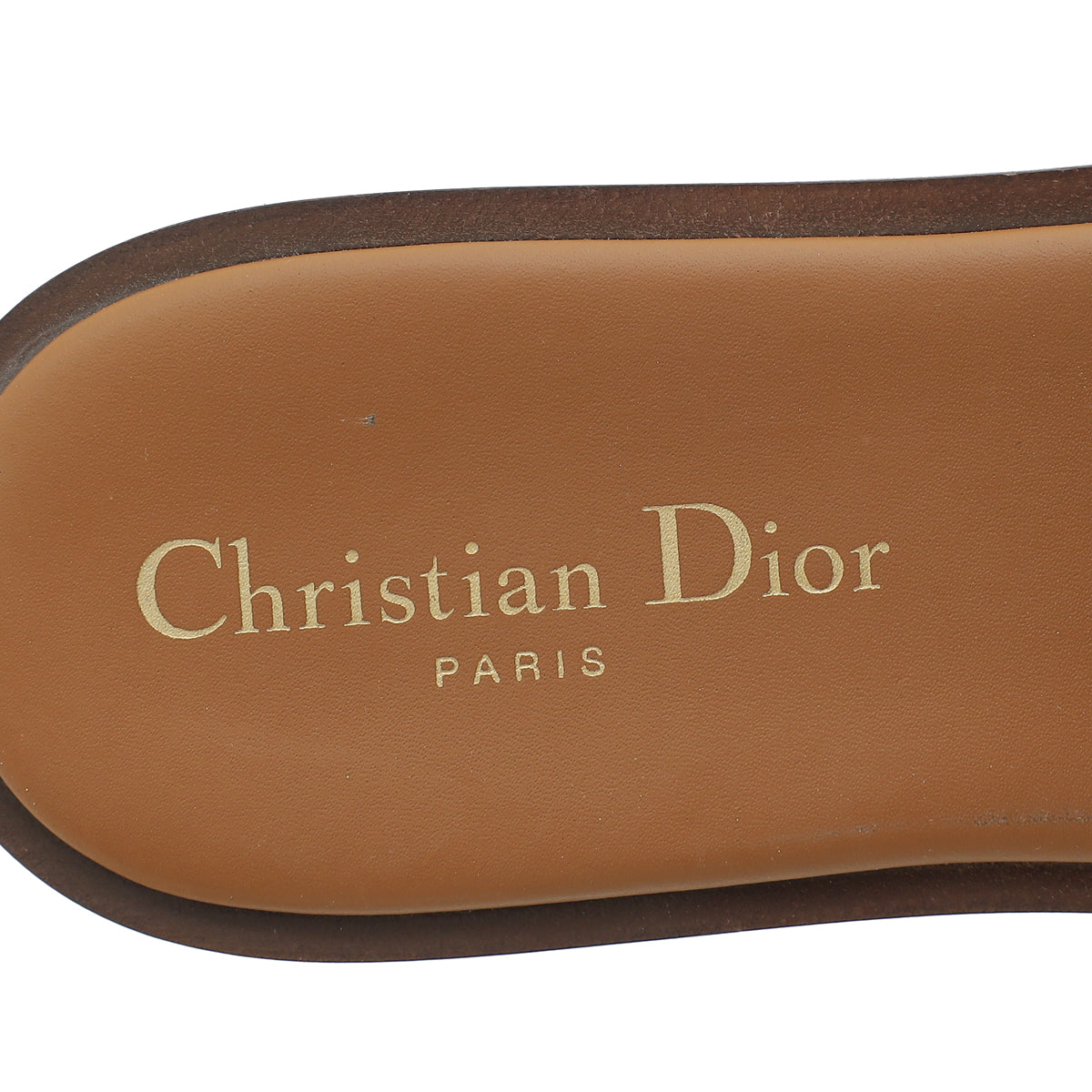 Christian Dior Camel Dway Slide 38.5
