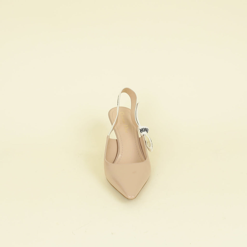 Christian Dior Nude J'Adior Slingback Pumps 38.5