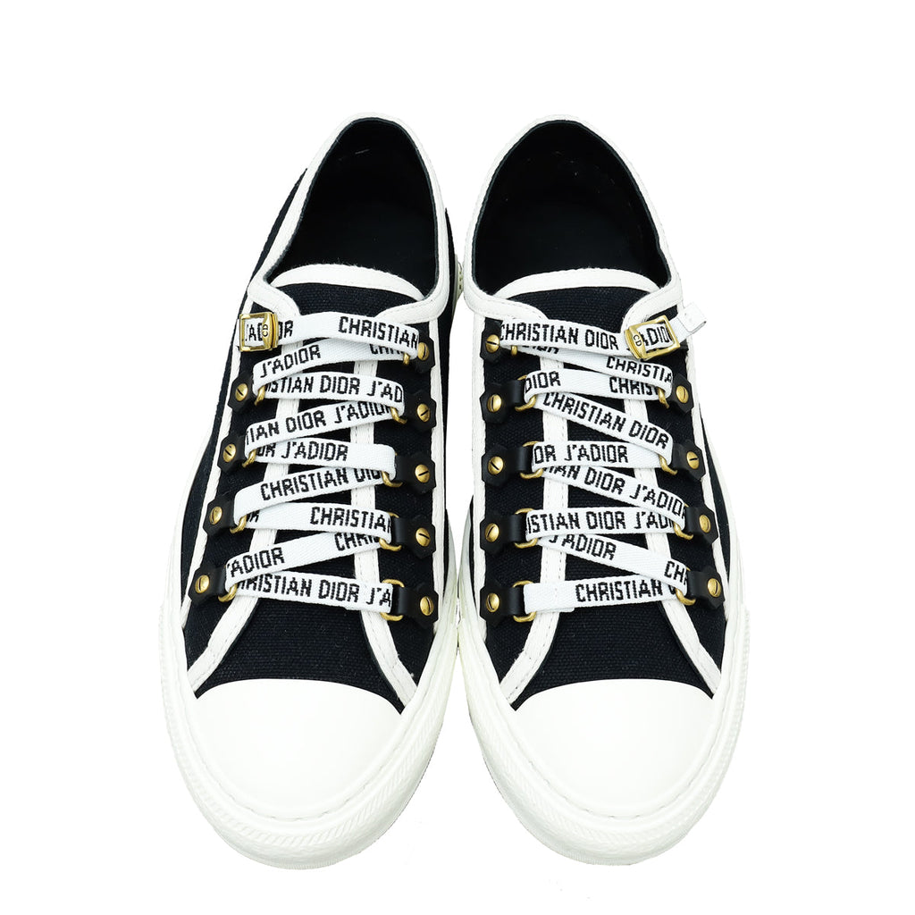 Christian Dior Bicolor Walk'n'Dior Low Top Sneaker 38.5