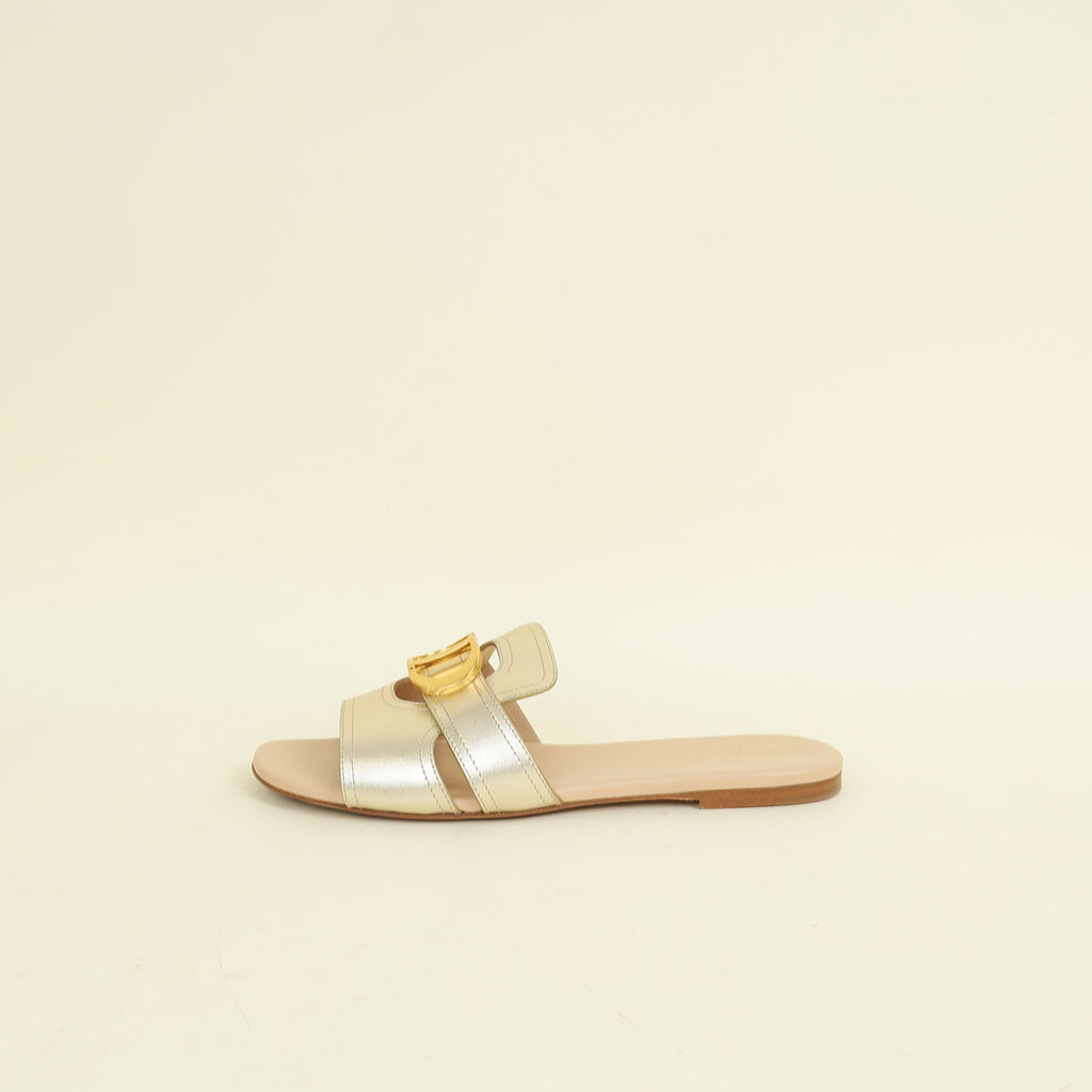 Christian Dior Bicolor 30 Montaigne Slide 38.5