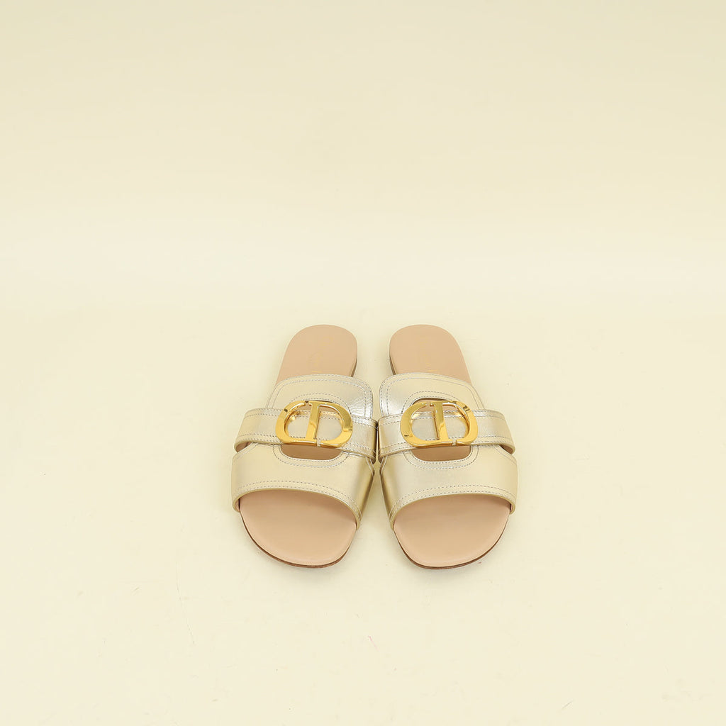 Christian Dior Bicolor 30 Montaigne Slide 38.5
