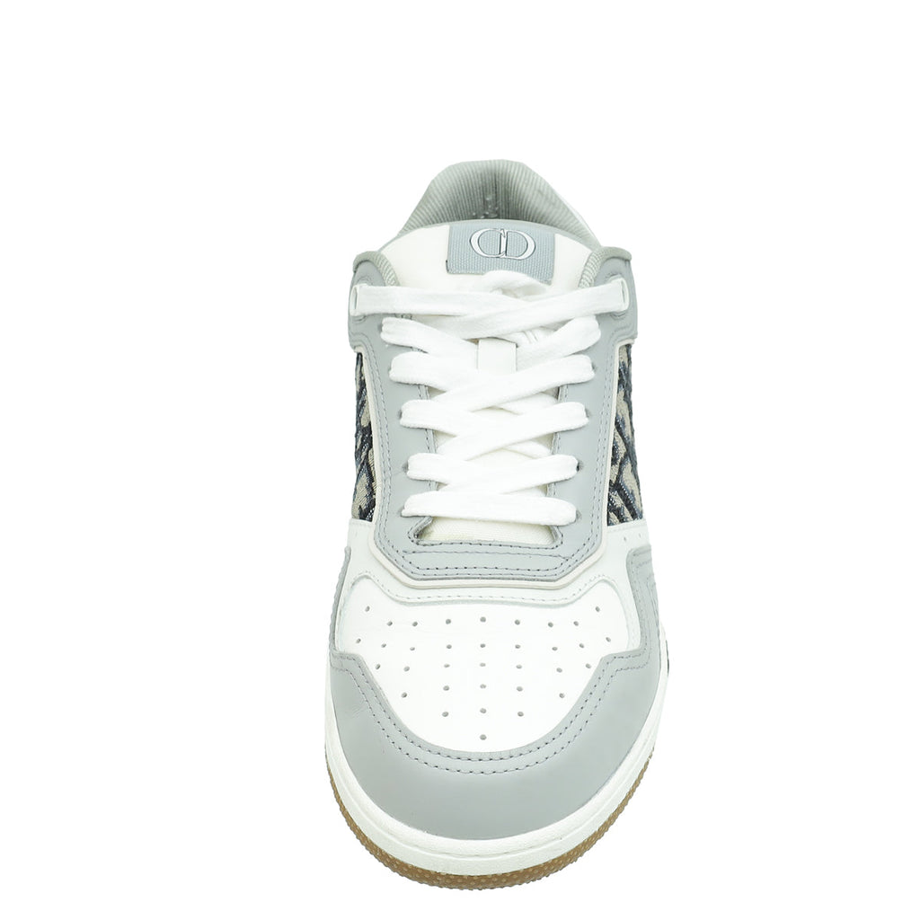 Christian Dior Bicolor Oblique B27 Low-Top Sneaker 38