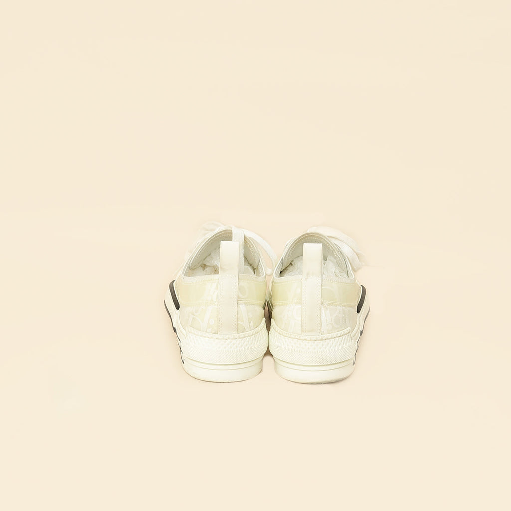 Christian Dior White B23 Low Top Sneaker 38