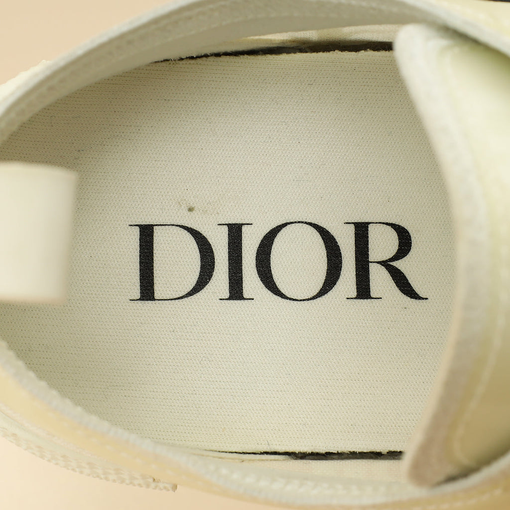 Christian Dior White B23 Low Top Sneaker 38