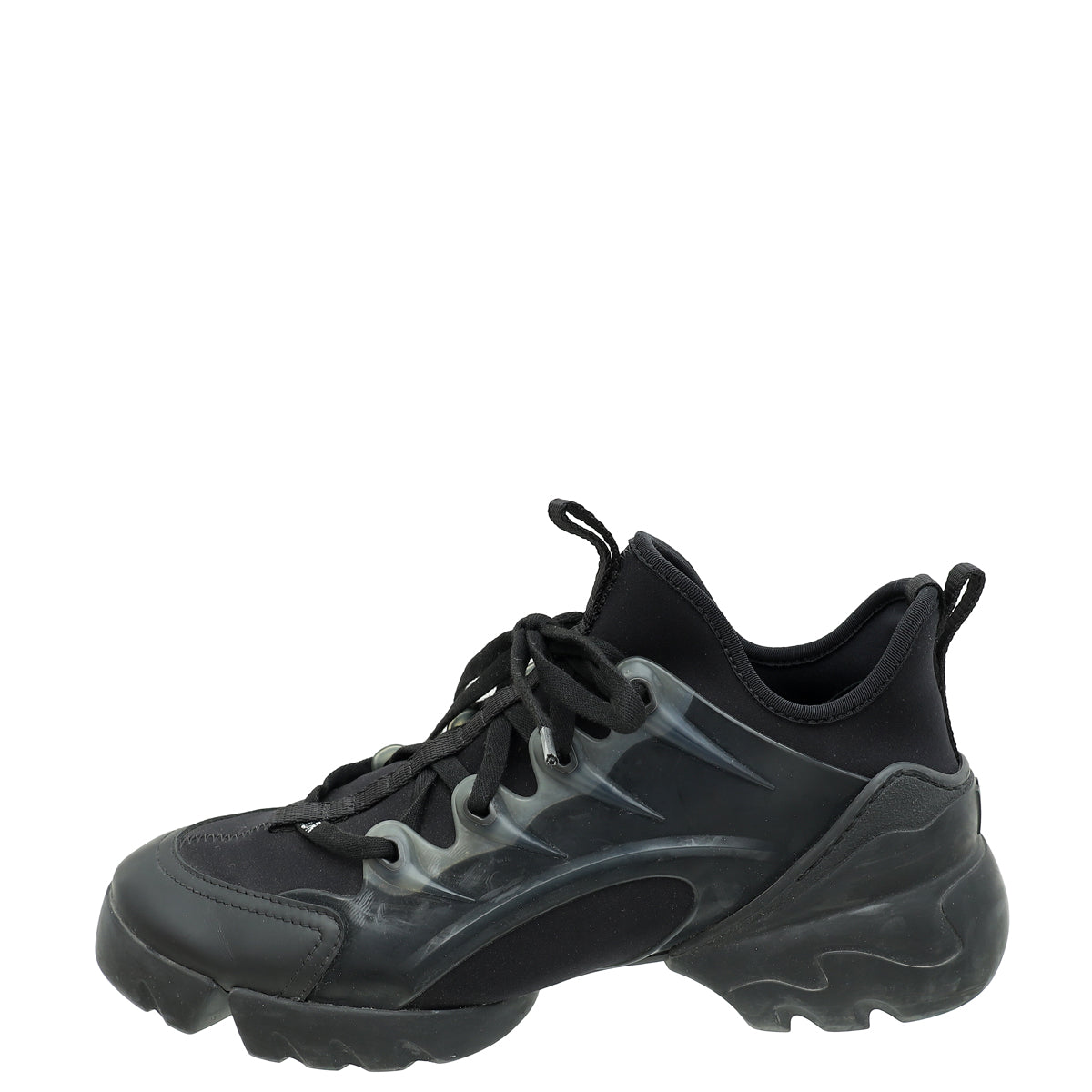 Christian Dior Black D Connect Sneakers 38