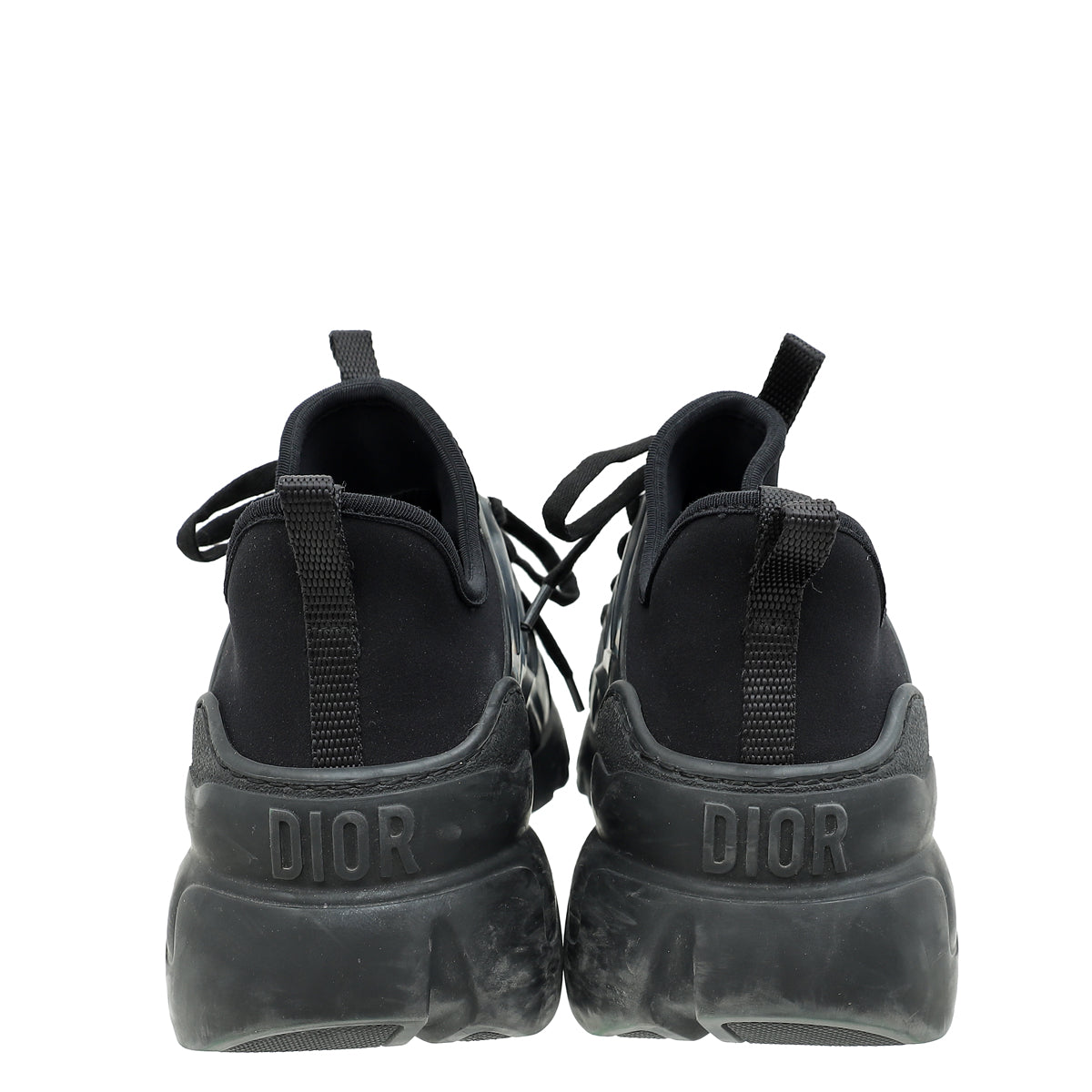 Christian Dior Black D Connect Sneakers 38