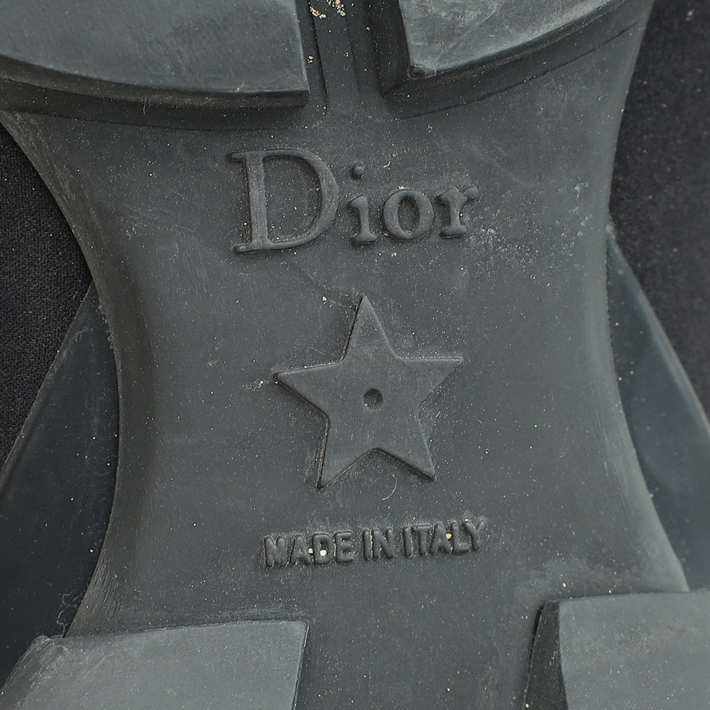 Christian Dior Black D Connect Sneakers 38