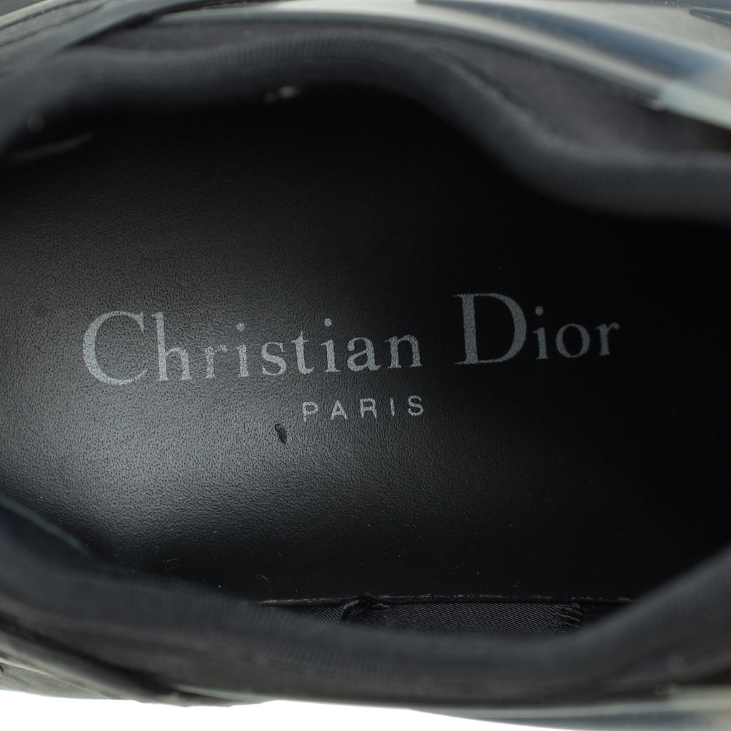 Christian Dior Black D Connect Sneakers 38