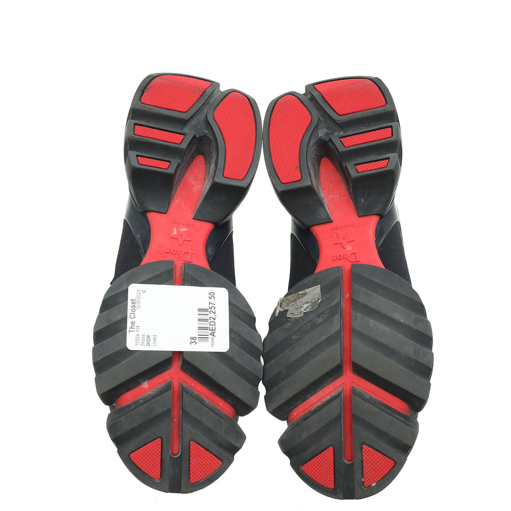 Christian Dior Bicolor Je T'aime Chunky Print D-connect Sneaker 38