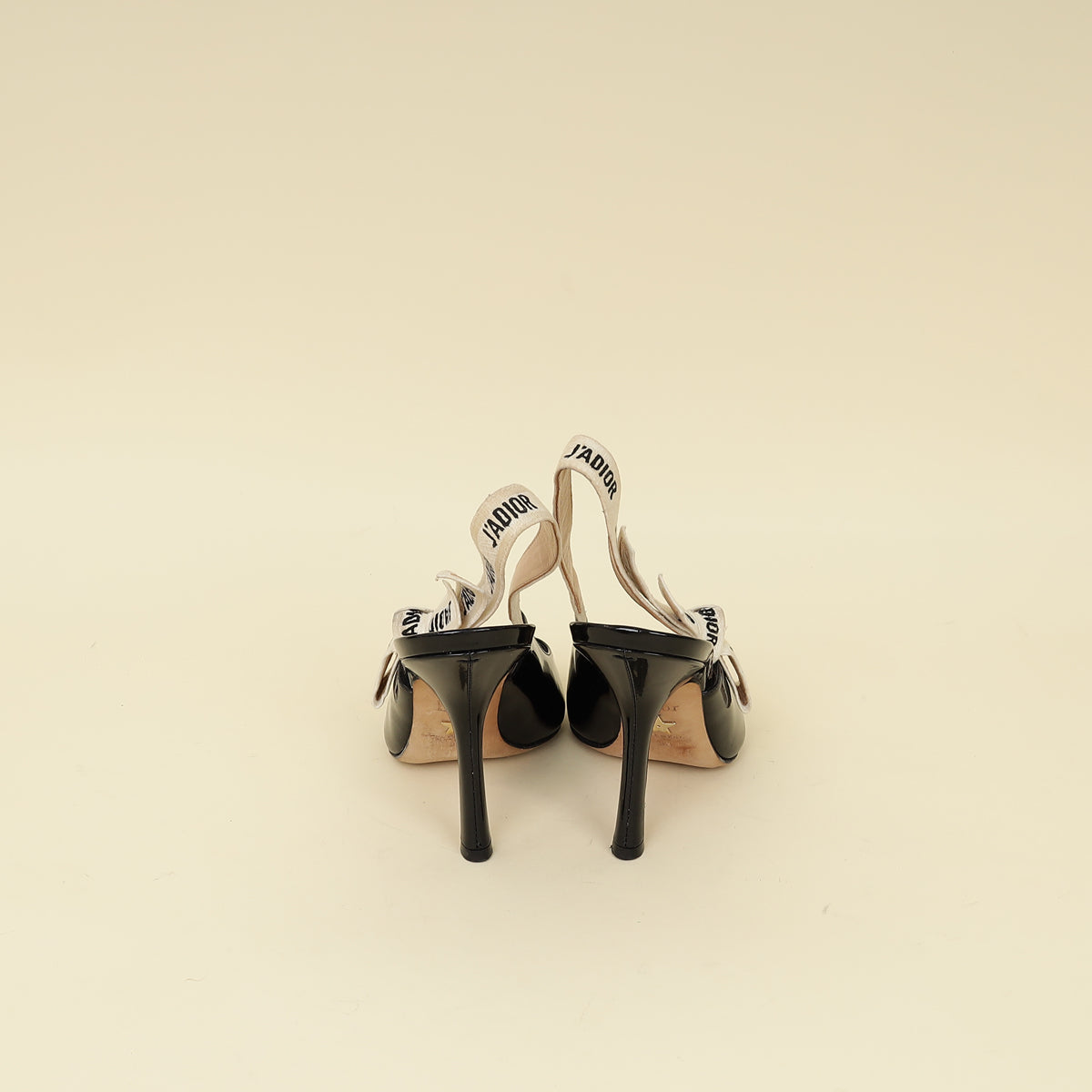 Christian Dior Black J'Adior Slingback Pumps 38