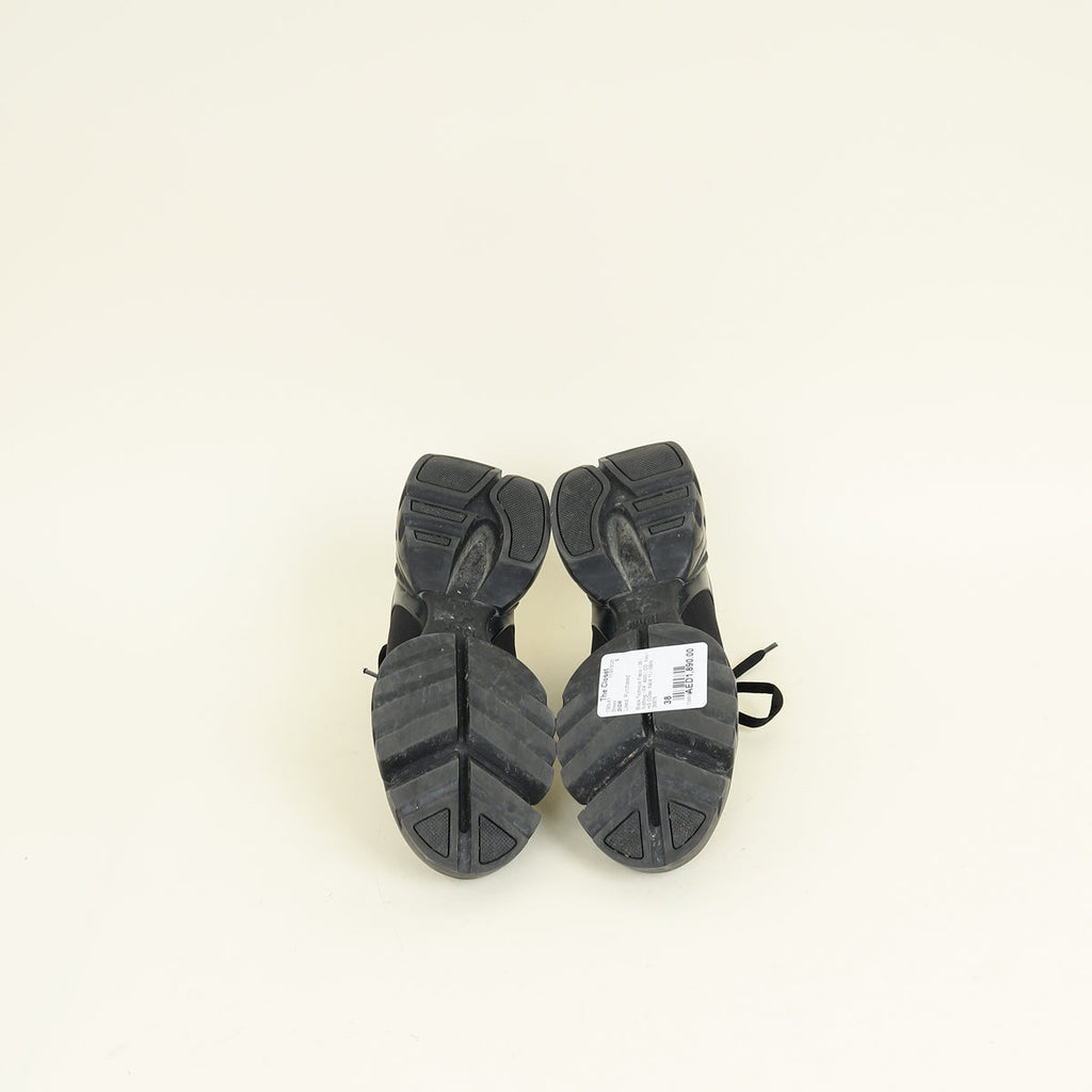 Christian Dior Black D Connect Sneakers 38