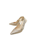 Christian Dior Cooper Woven Laminated J'adior Slingback 39.5