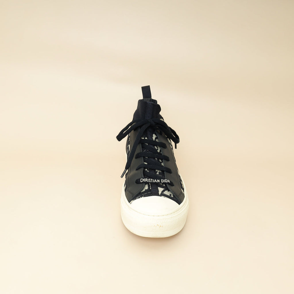 Christian Dior Navy Blue Walk'n'Dior Sock Sneaker 39.5