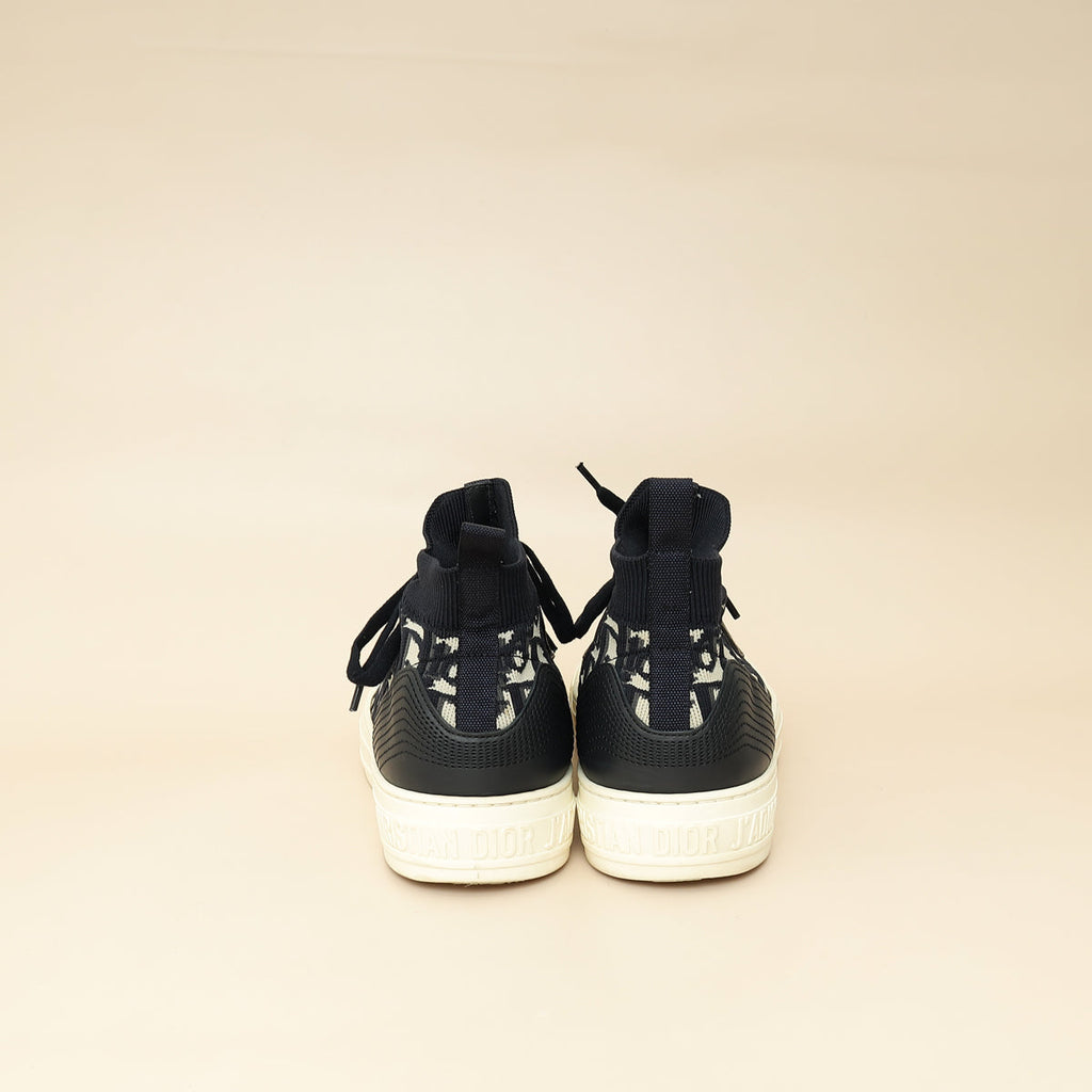Christian Dior Navy Blue Walk'n'Dior Sock Sneaker 39.5