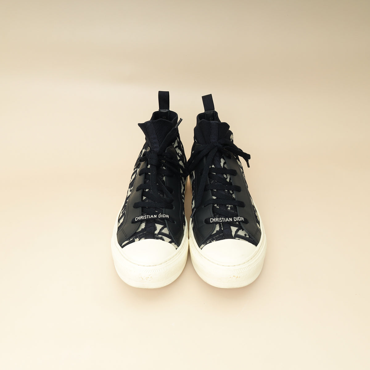 Christian Dior Navy Blue Walk'n'Dior Sock Sneaker 39.5