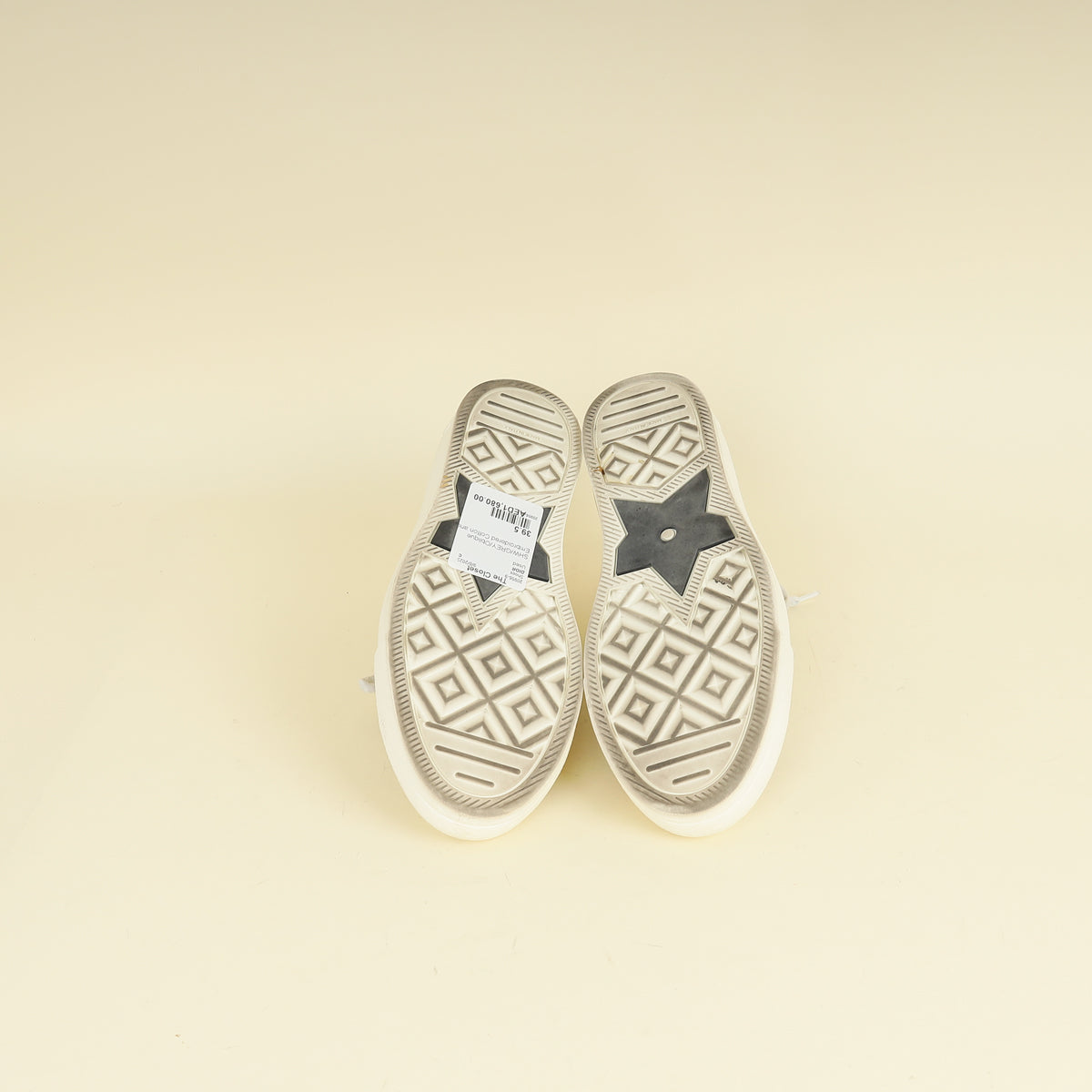 Christian Dior Grey Oblique Walk'n'Dior Sneaker 39.5