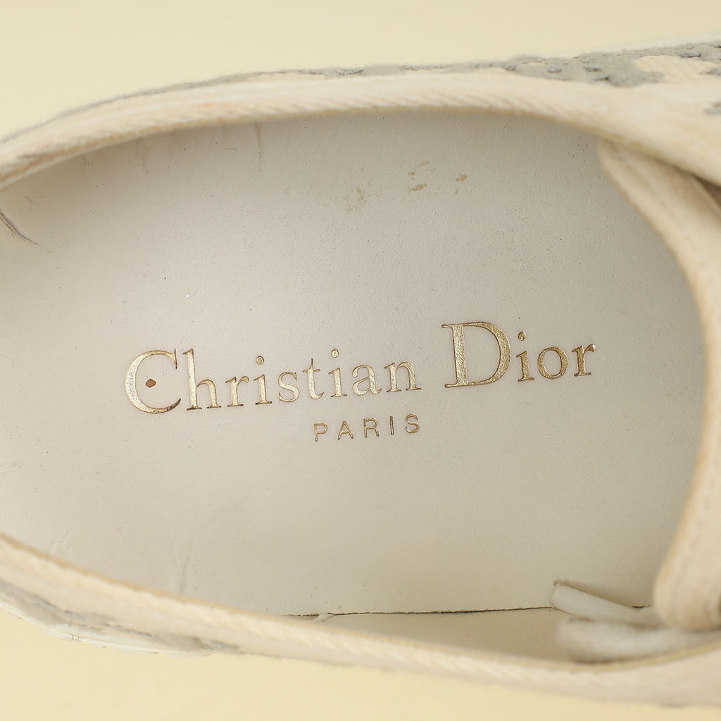 Christian Dior Grey Oblique Walk'n'Dior Sneaker 39.5