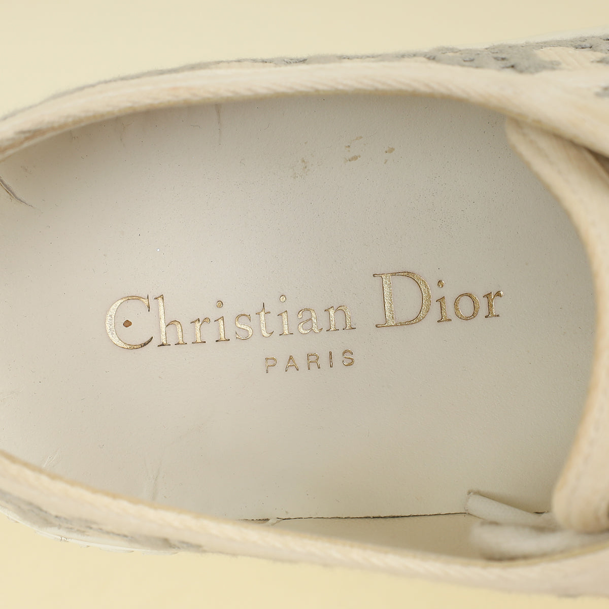 Christian Dior Grey Oblique Walk'n'Dior Sneaker 39.5