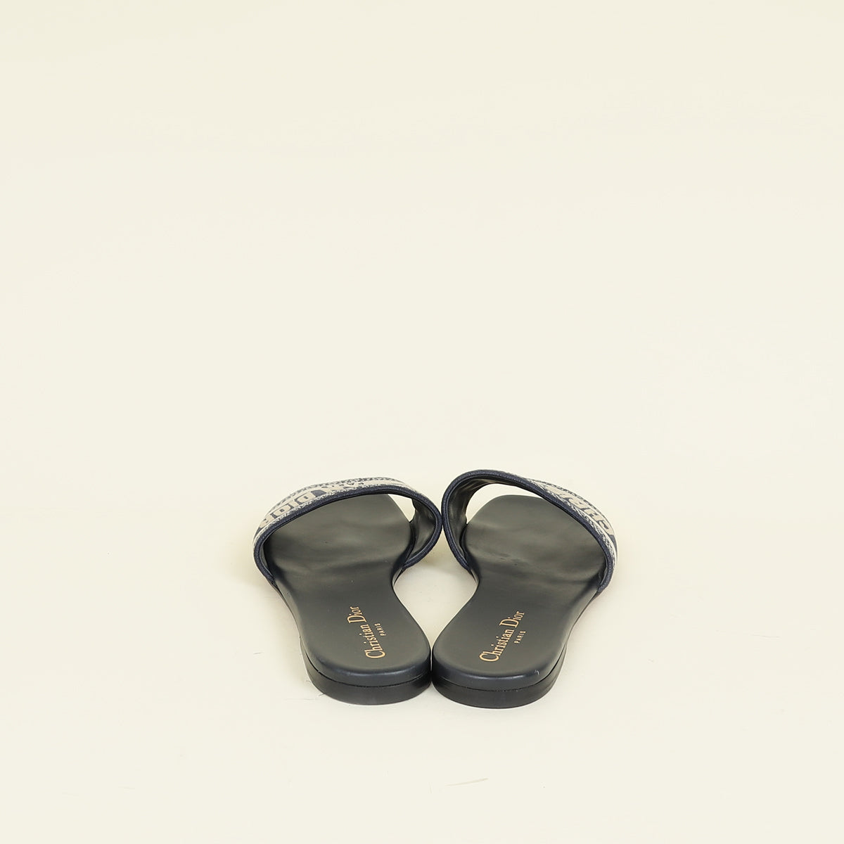 Christian Dior Navy Blue Dway Sandals 39.5