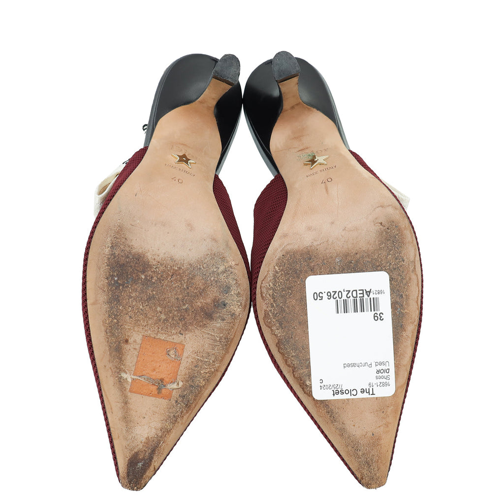 Christian Dior Bicolor J'Adior Technical Fabric Slingback Pump 40