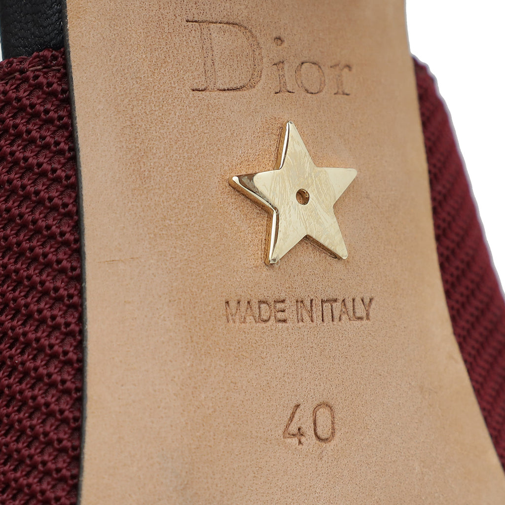 Christian Dior Bicolor J'Adior Technical Fabric Slingback Pump 40