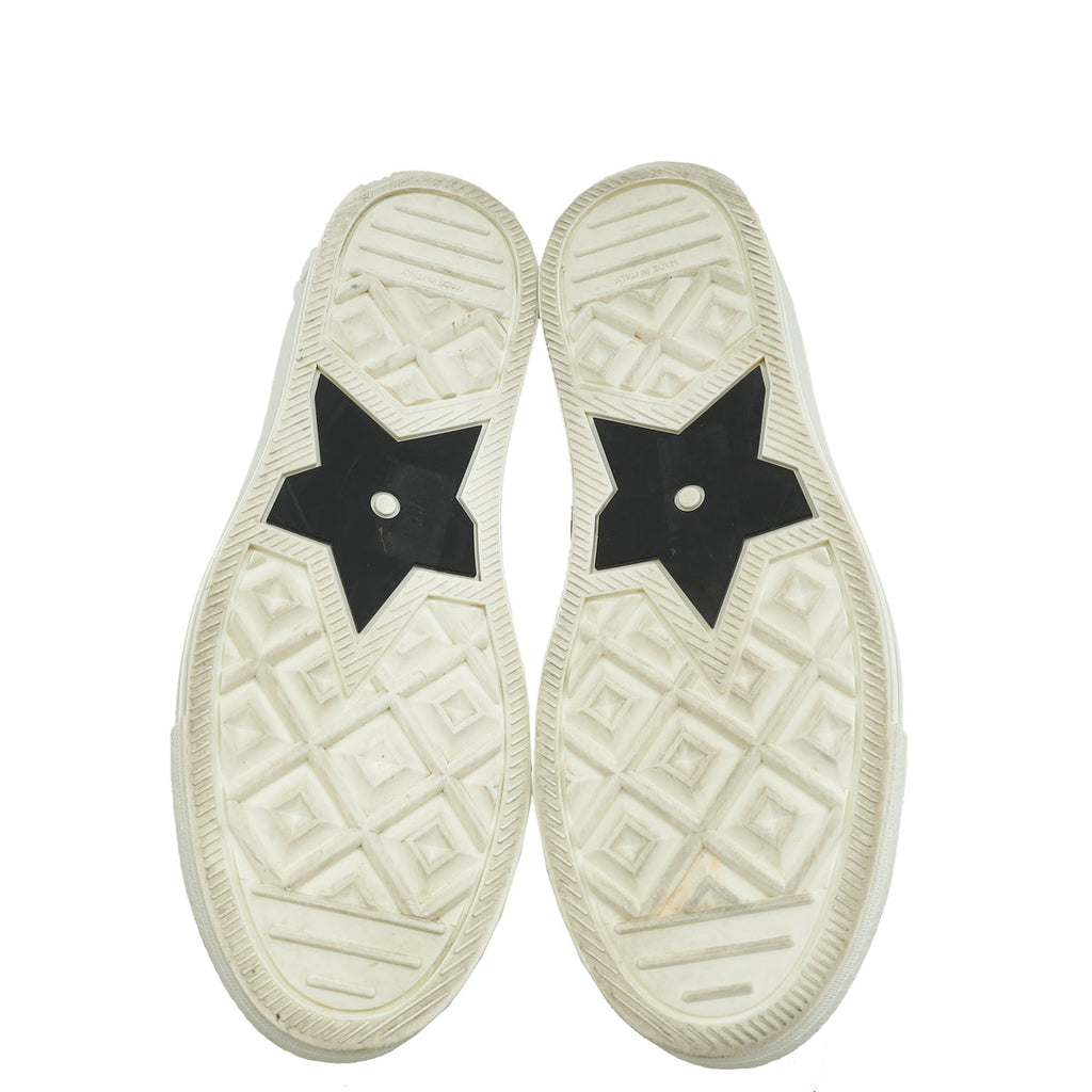 Christian Dior Navy Blue Oblique Walk N' Dior Low Top Sneaker 39