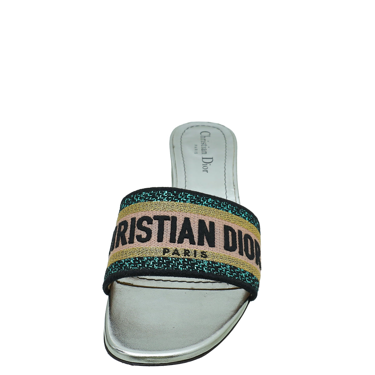 Christian Dior Multicolor Dway Embroidered Mules 39