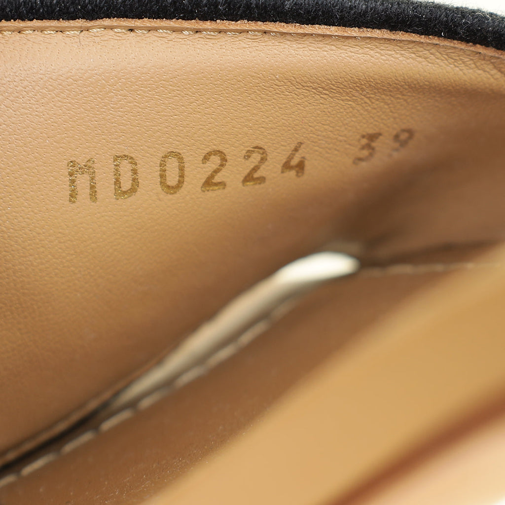 Christian Dior Bicolor Dway Heeled Slide Mules 39