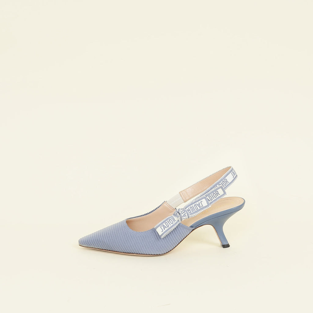 Christian Dior  Denim Blue J'Adior Slingback Pump 39