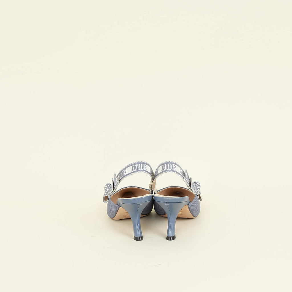 Christian Dior  Denim Blue J'Adior Slingback Pump 39