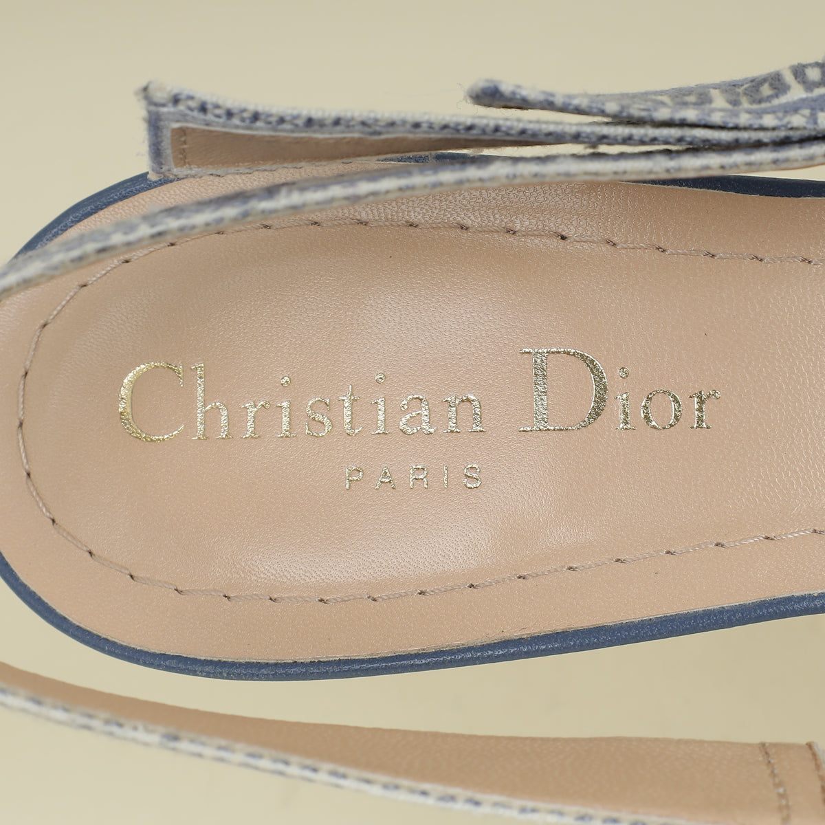 Christian Dior  Denim Blue J'Adior Slingback Pump 39