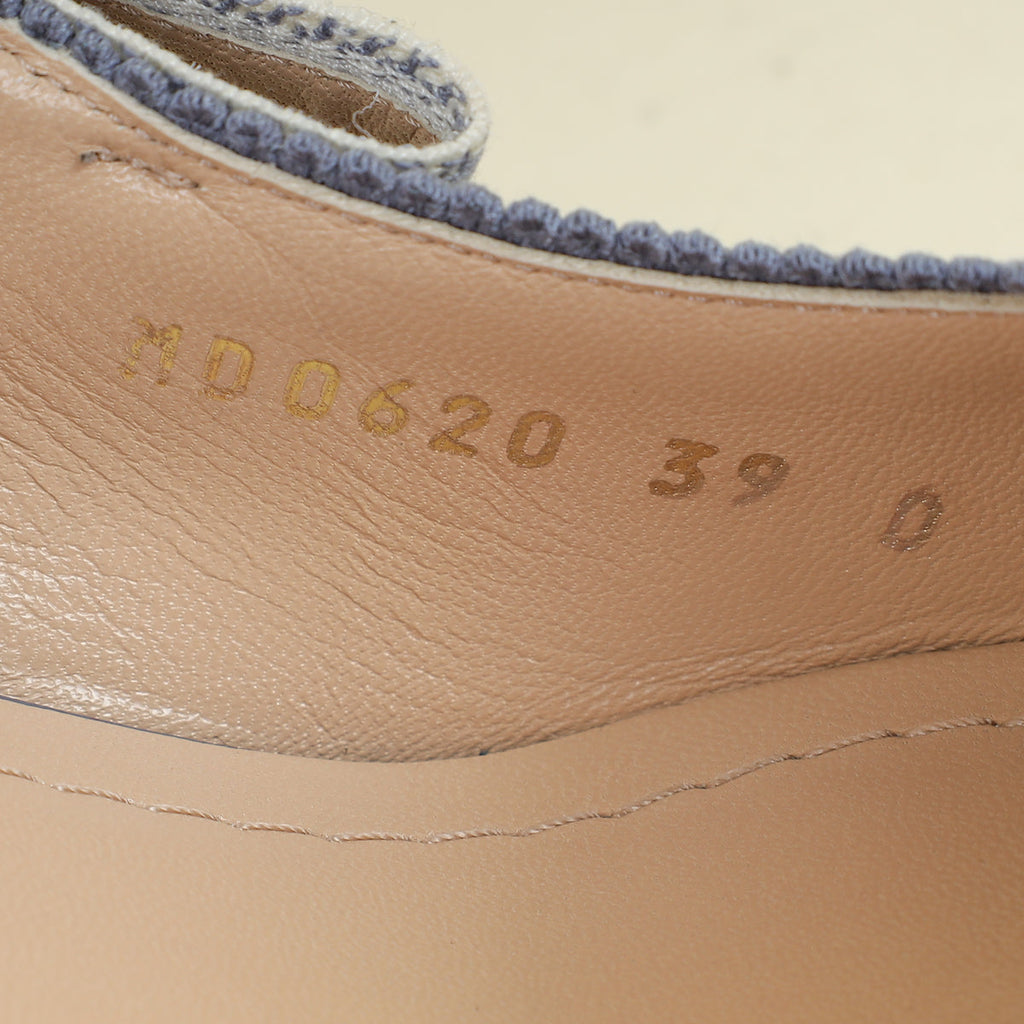 Christian Dior  Denim Blue J'Adior Slingback Pump 39