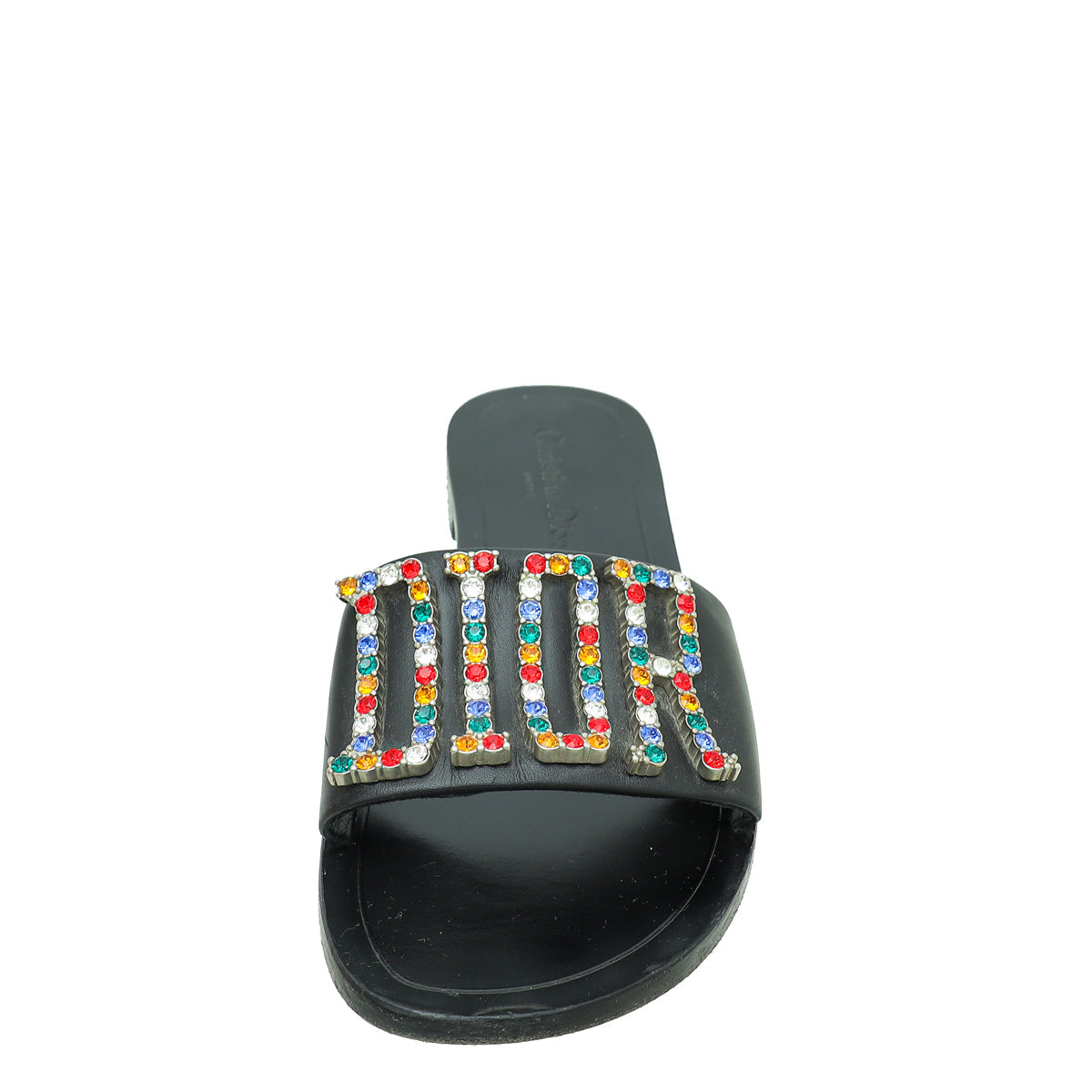 Christian Dior Black Dio(r)evolution Slide Sandals 39