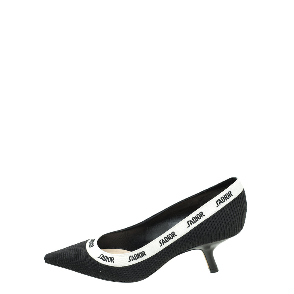 Christian Dior Black Technical Fabric J'Adior Pump 39