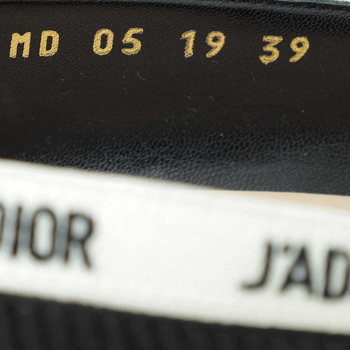 Christian Dior Black Technical Fabric J'Adior Pump 39