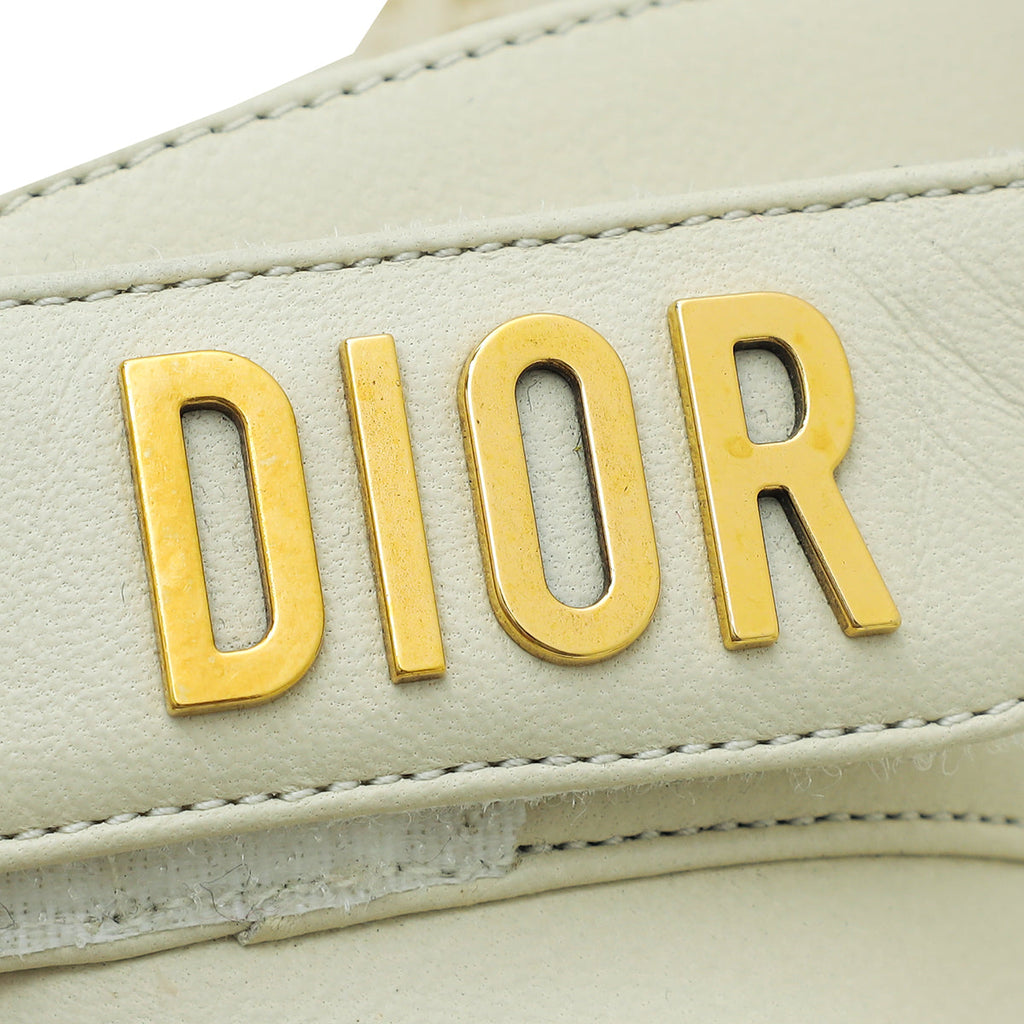 Christian Dior Cream Dioract Sandal 39