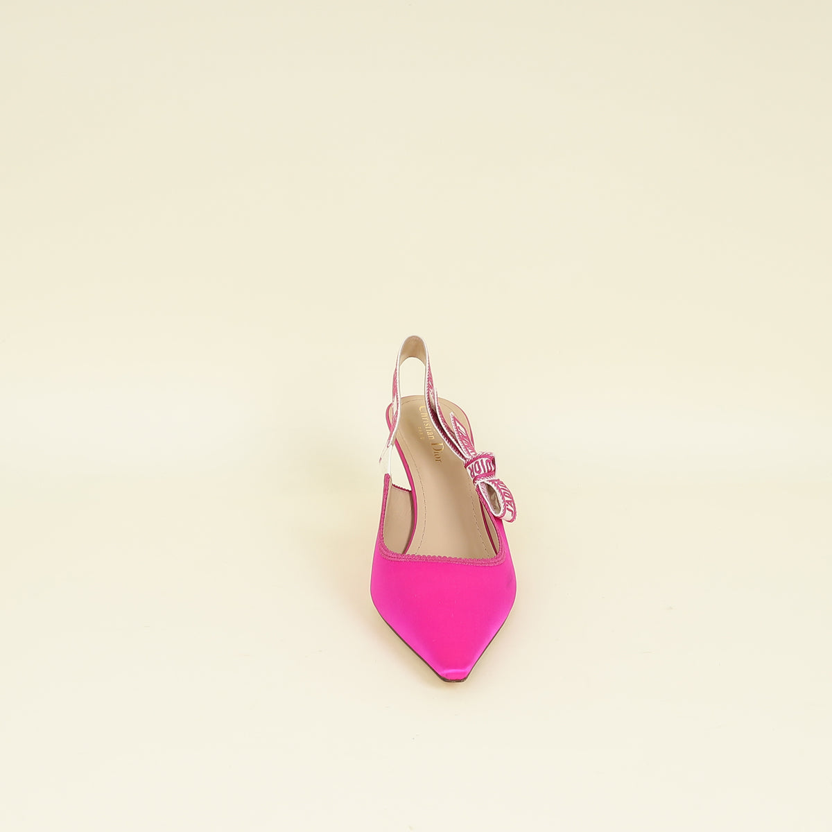 Christian Dior Rani Pink J'adior Slingback Pumps 41.5