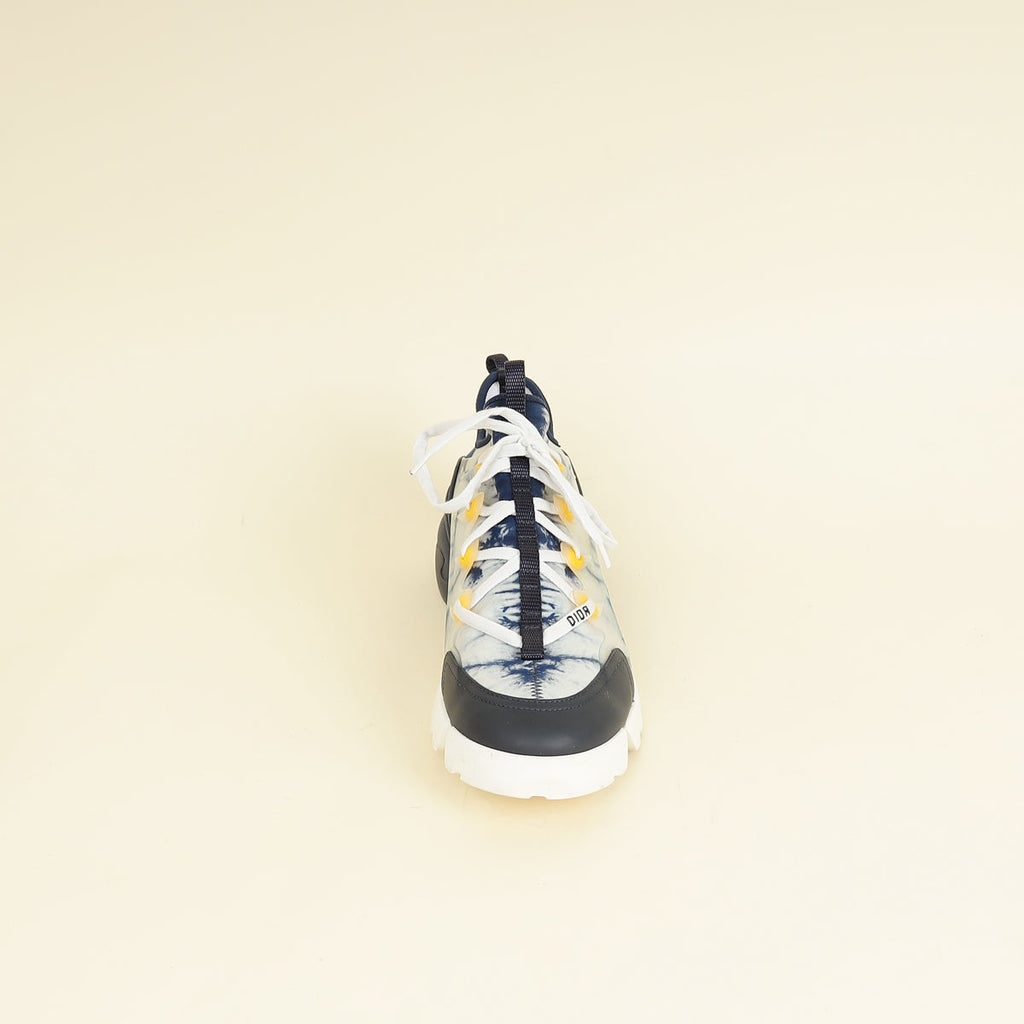 Christian Dior Bicolor Tie & Dior D Connect Sneakers 40.5