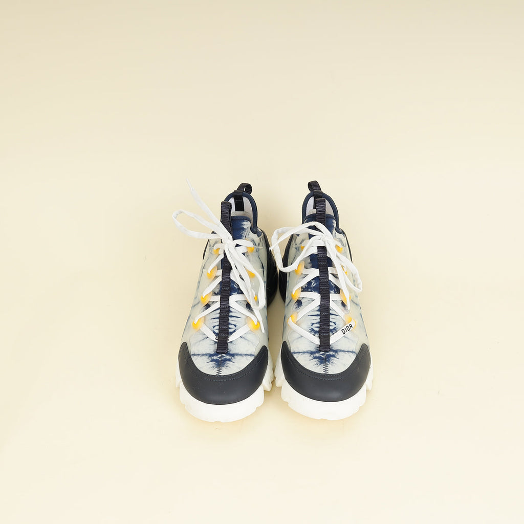 Christian Dior Bicolor Tie & Dior D Connect Sneakers 40.5
