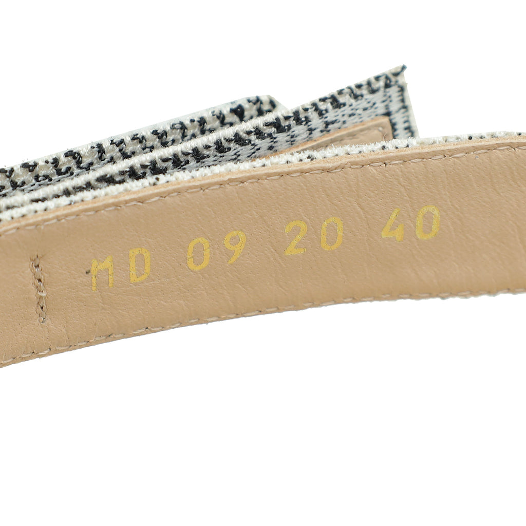 Christian Dior Black & Moi Slingback Flats 40