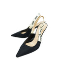 Christian Dior Black J'Adior Technical Slingback Pump 40