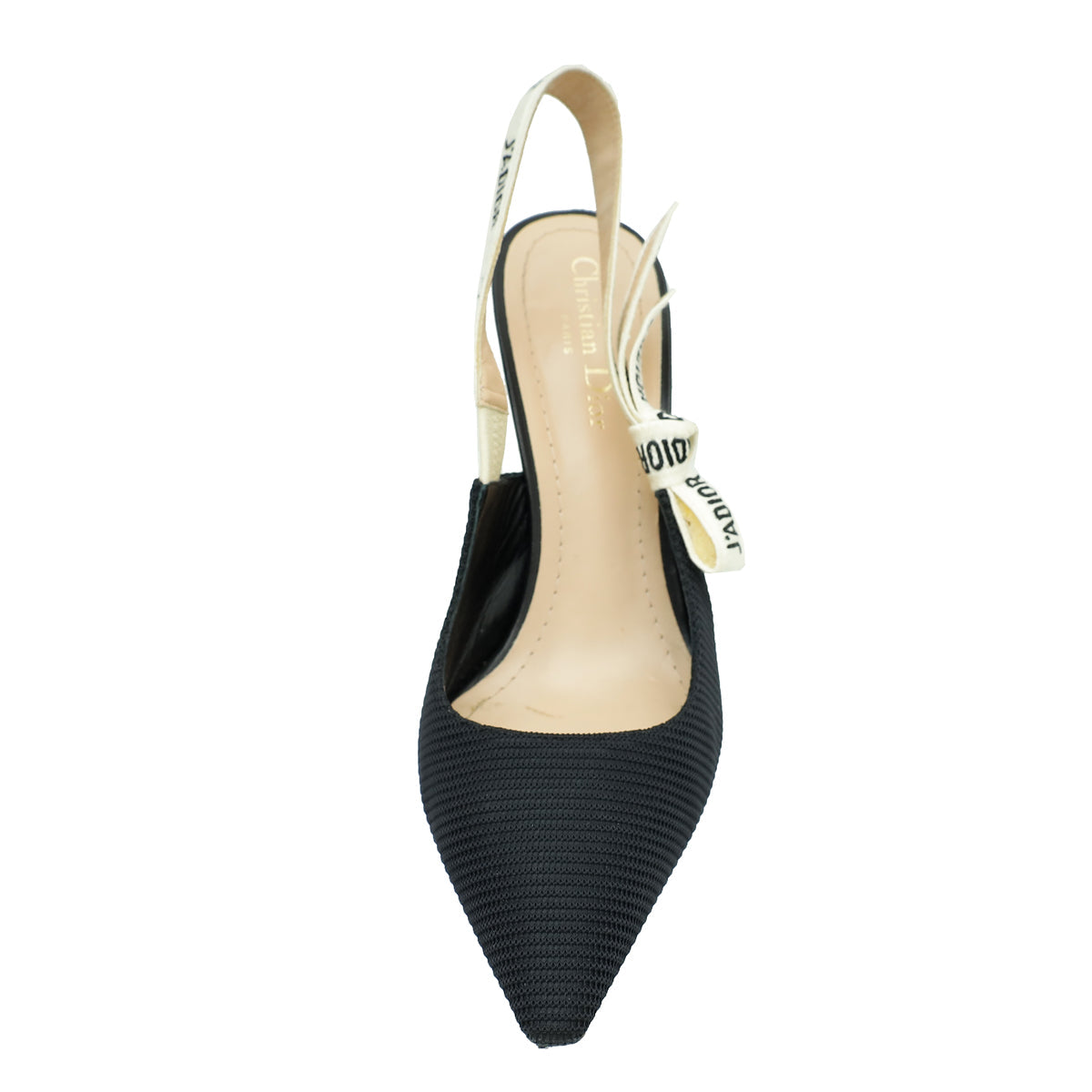 Christian Dior Black J'Adior Technical Slingback Pump 40