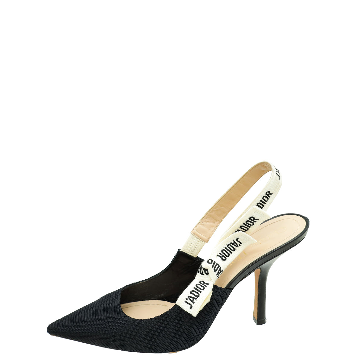 Christian Dior Black J'Adior Technical Slingback Pump 40