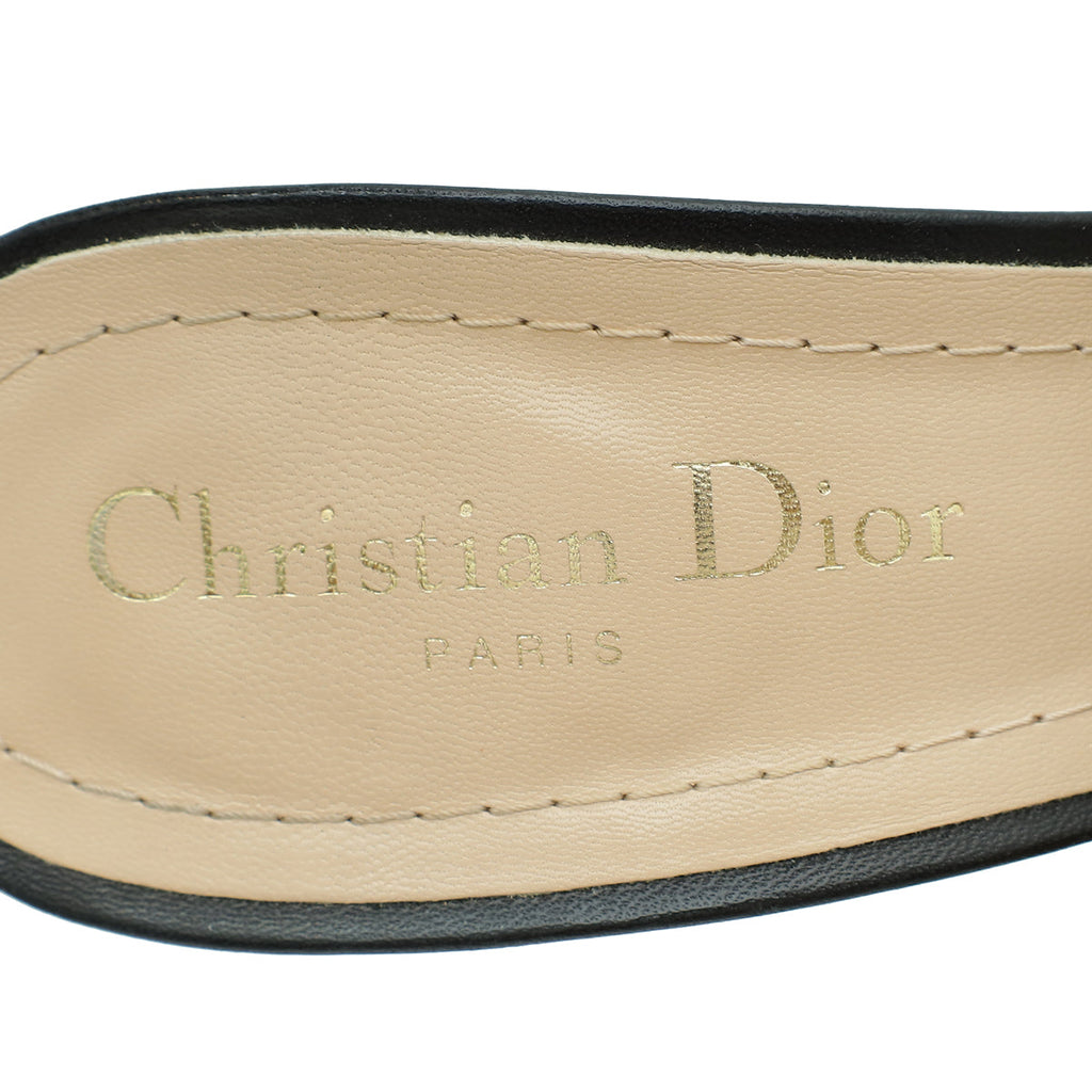 Christian Dior Black J'Adior Technical Slingback Pump 40