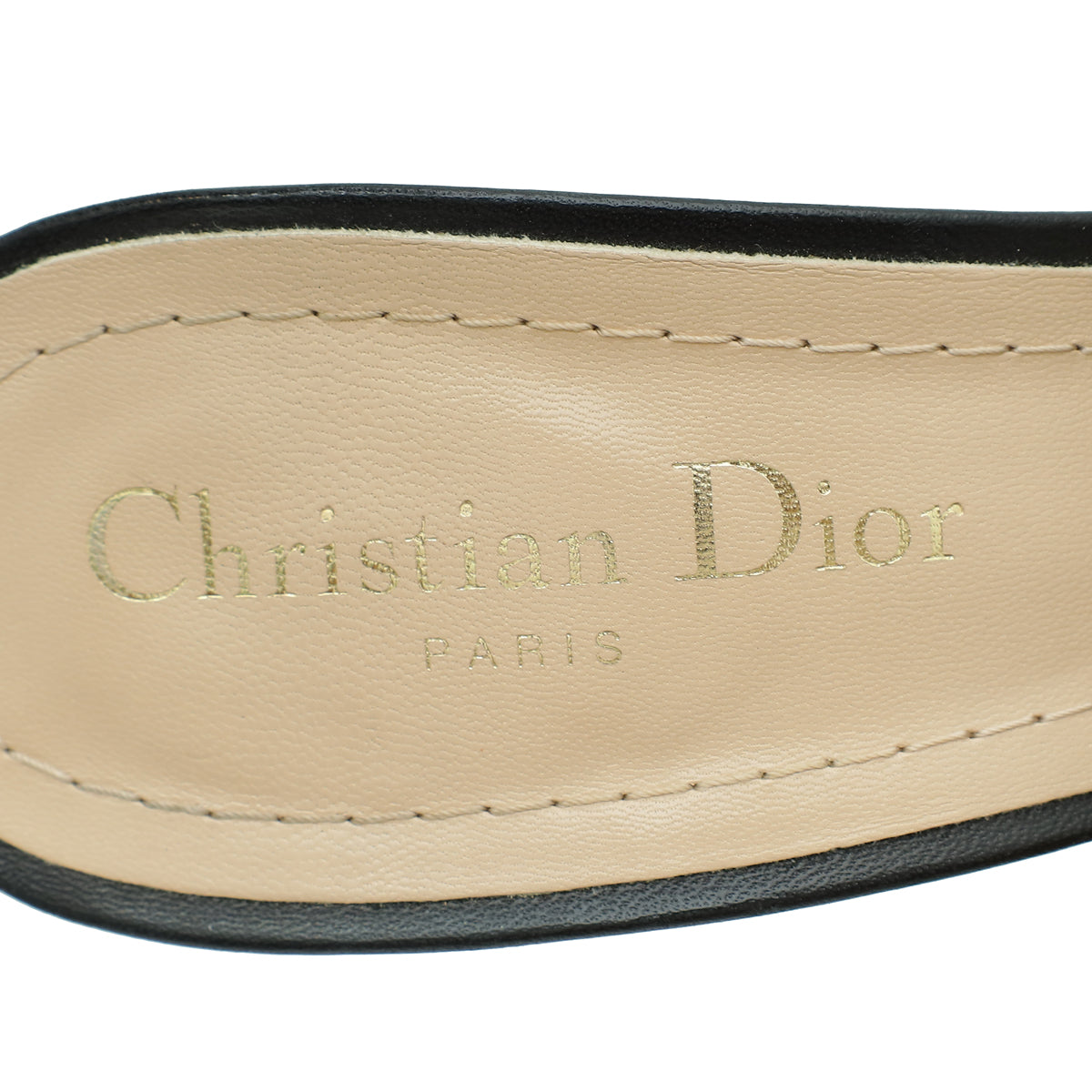 Christian Dior Black J'Adior Technical Slingback Pump 40