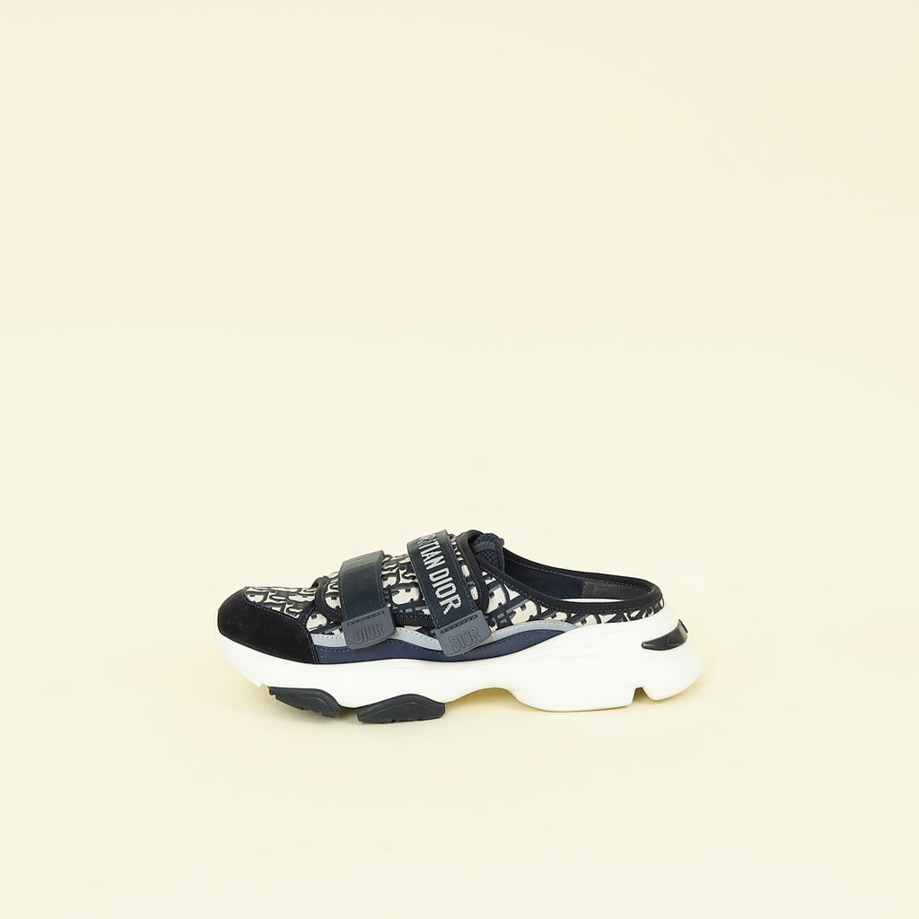 Christian Dior Bicolor Oblique D-Wander Mule 40
