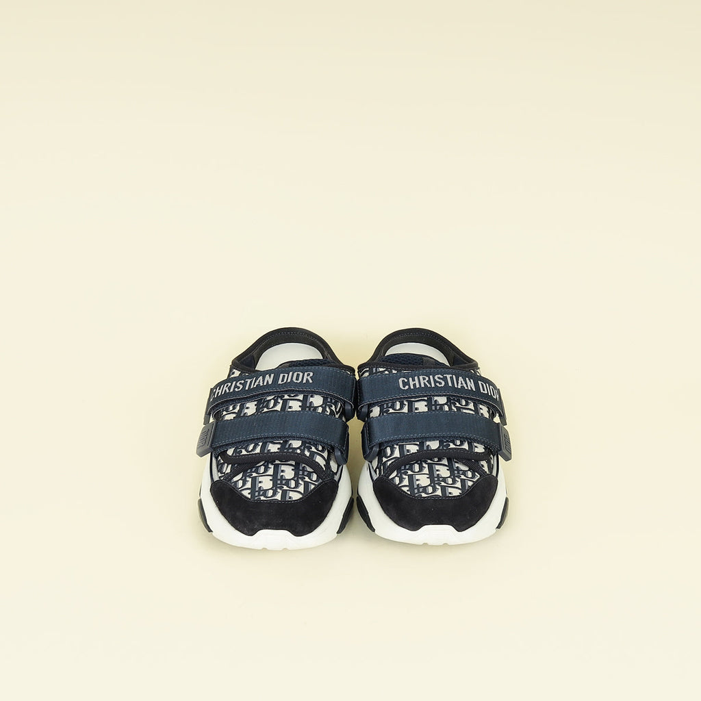Christian Dior Bicolor Oblique D-Wander Mule 40